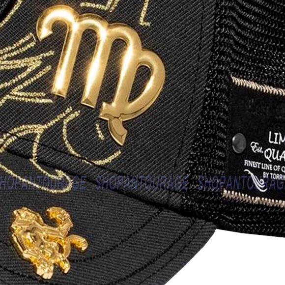 Red Monkey Virgo Black RM1425 New Zodiac Series Limited Edition Trucker Hat Cap - Picture 5 of 8